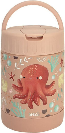 Sassi Junior Baby Thermoskanne für Speisen Edelstahl 350ml