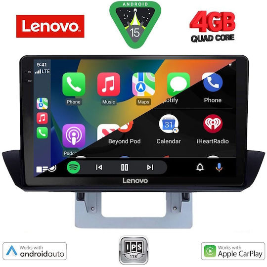 Lenovo Sistem Audio Auto pentru Mazda BT-50 2012-2019 (Bluetooth/USB/AUX/WiFi/GPS/Apple-Carplay/Android-Auto) cu Ecran Tactil 9"