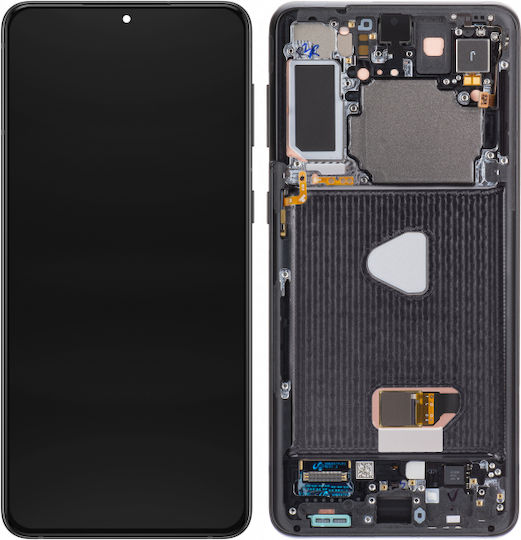 Samsung O ecran Display Module cu Mecanism Tactil pentru Samsung Galaxy S21+ 5G G996 (Negru)