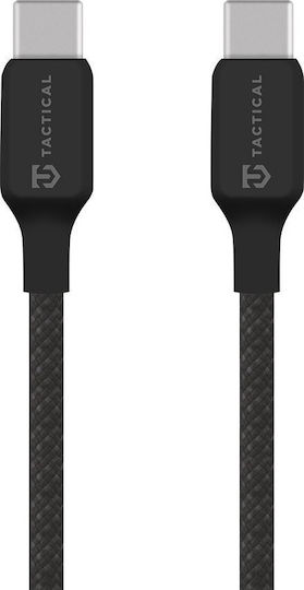 Tactical Geflochten USB 2.0 Kabel USB-C männlich - USB-C 60W Schwarz 1m (57983126594)