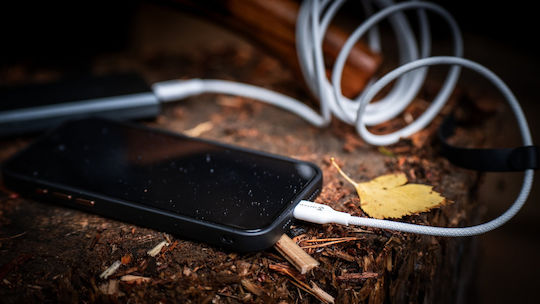 Tactical Плетена USB 2.0 Кабел USB-C мъжки - USB-A мъжки 60W Бял 0.3м (57983126579)