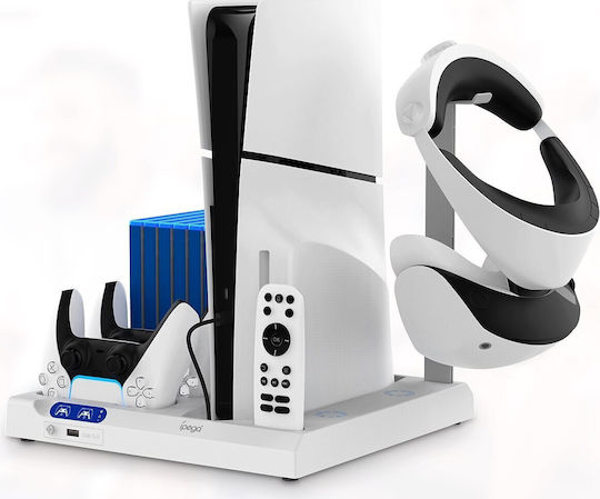 iPega P5s028 Зарядна станция за 2 контролера PS5 Черен