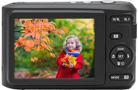 Kodak PIXPRO FZ45 Friendly Compact Φωτογραφική Μηχανή 16MP Οπτικού Ζουμ 4x με Οθόνη 2.7" Κόκκινη