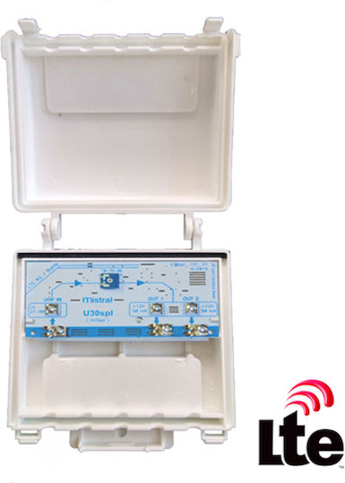 Mistral U30spl 30dB Satellite Line Amplifier 232001