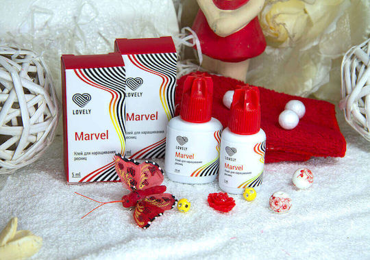 Lovely Marvel Лепило За Мигли Черно 10мл