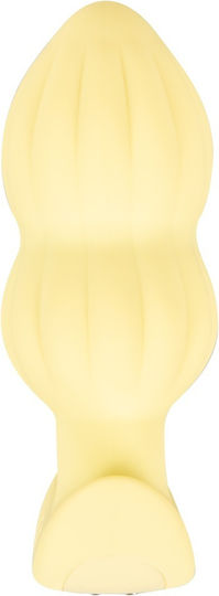 You2Toys Mini Butt Πρωκτική Σφήνα με Δόνηση Small Κίτρινη
