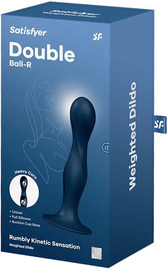 Satisfyer Double Ball-r Dildo with Suction Cup Copper