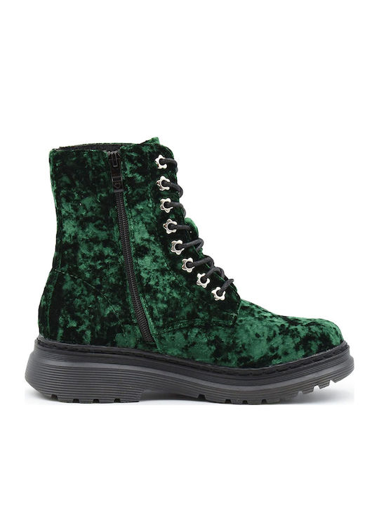 Women's Ankle Boots Platform Khaki