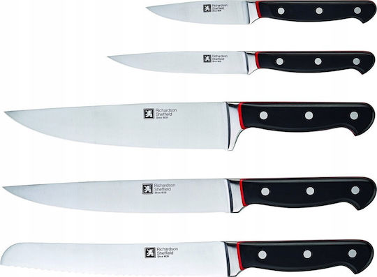 Richardson Sheffield Velocity Knife Set with Stainless Steel Base 5 Pieces
