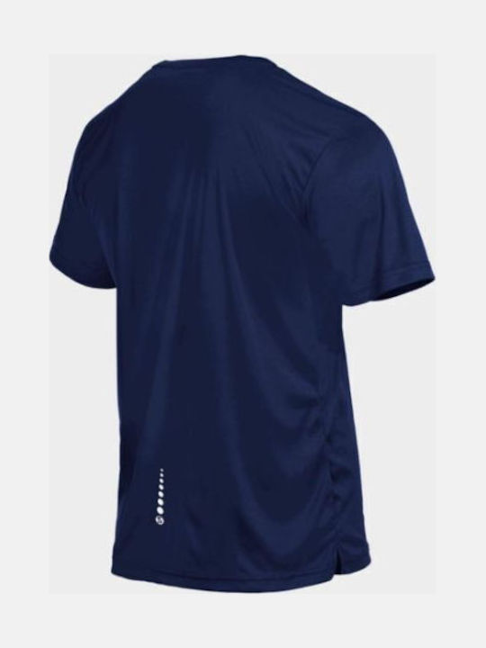Stenso Arbeit T-Shirt Marineblau mit Reflektierenden Streifen