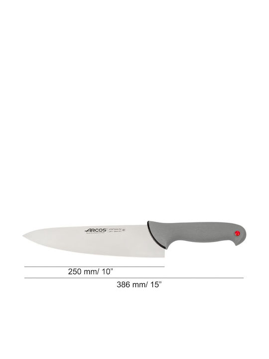 Arcos Colour Prof Μαχαίρι Chef από Ανοξείδωτο Ατσάλι 25cm