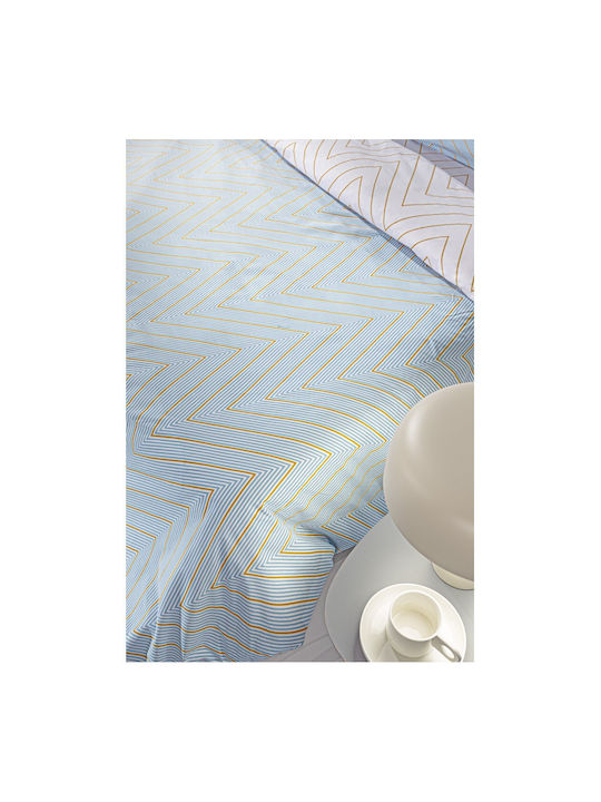 Guy Laroche Duvet Cover Set Single with Pillowcase 165x225 Canyon Sky