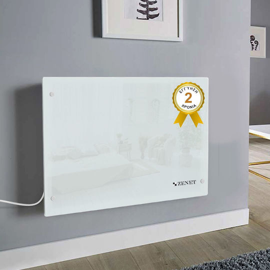 Zenet Конвектор Стена 1500W с Електронен Термостат 67x50см Бял