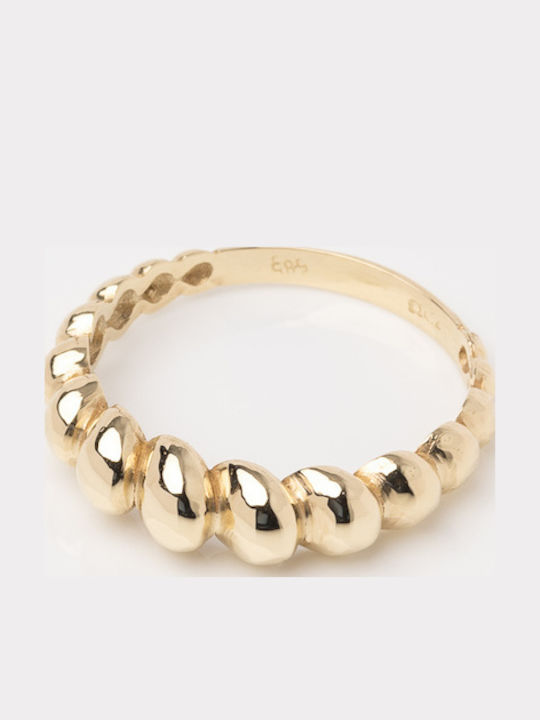 Lunaorocreations Ring Bubble Gold 14 Carats