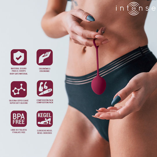 Intense Charli Kegel Ball Kit Burgundy