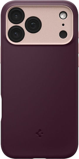 Spigen Nano Pop Mag Umschlag Rückseite Silikon Burgundisch (iPhone 17 Pro)