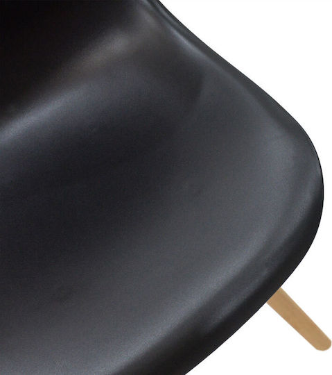 Alta Dining Room Polypropylene Armchair Black-natural 46x50x82cm