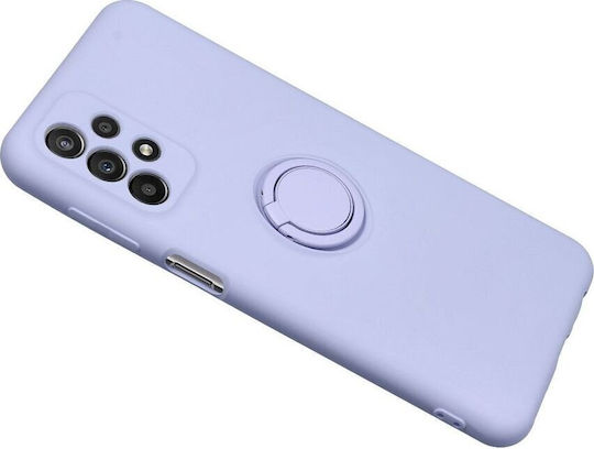 Ring Back Cover Σιλικόνης / Πλαστικό Μωβ (Galaxy A17)