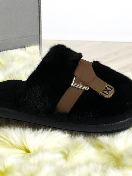 Winter Women's Slippers Black