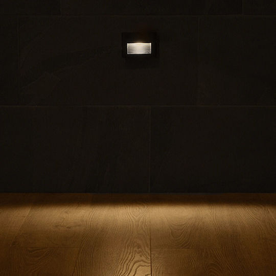 kelvo Stepart Wandmontierte Außenleuchte LED IP65 6W mit Warmweiß Licht 11.5x5.3x8.3εκ.