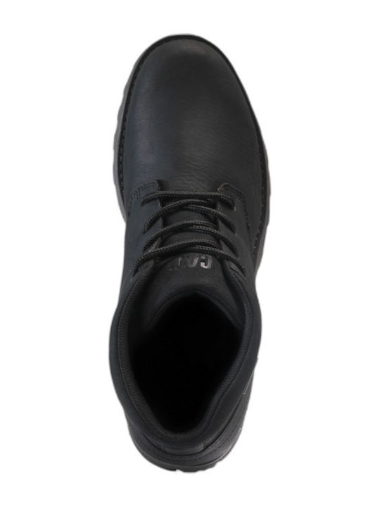 Elude Leather Black Men's Boots Waterproof