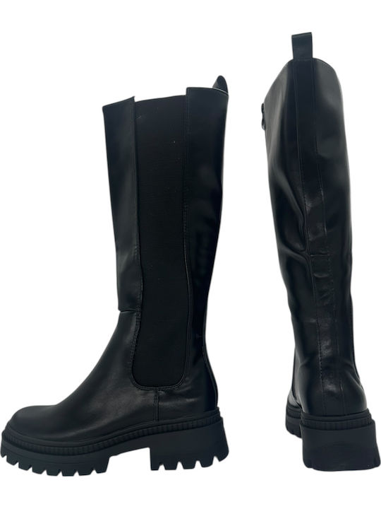 Medium Heel Women's Boots Black
