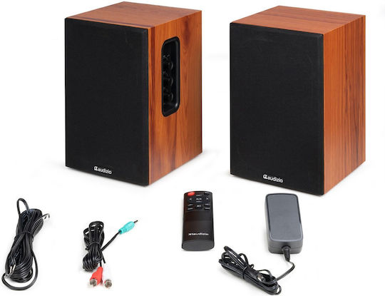 Audizio KS02 Active Speaker 80W Brown (Pair)
