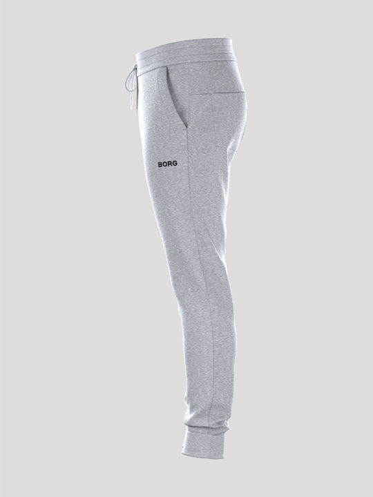 Sweatpants with Elastic Light Grey Melange