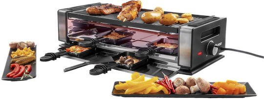 Unold Delice Basic Tischplatte Elektrogrill Raclette Glatte Platte 1200W mit einstellbarem Thermostat 38cmx19.5cmcm