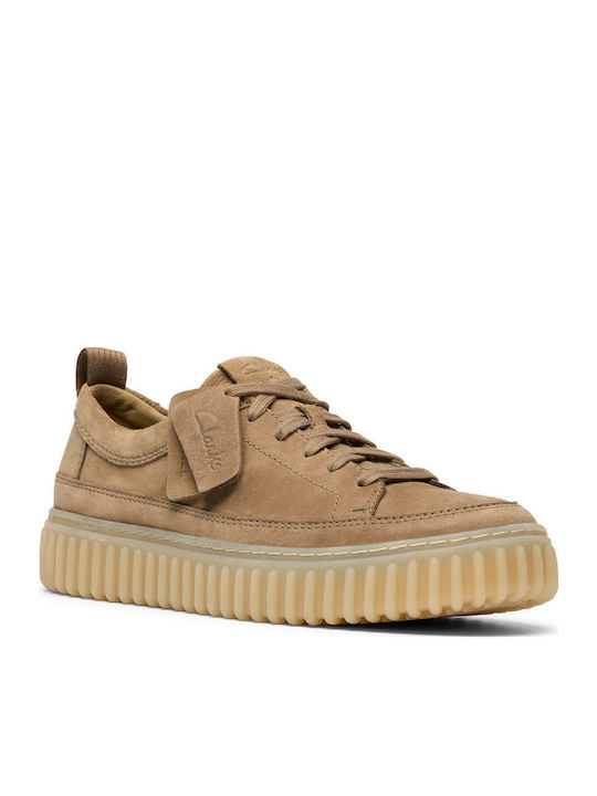 Torhill Men's Leather Casual Shoes Beige
