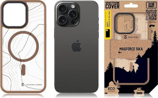 Tactical Magforce Hyperstealth Задна корица Силикон / Пластмаса Прозрачен (iPhone 15 Pro Max)