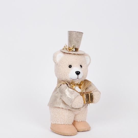 Eurolamp Weihnachtliche Stoff Figur Bär
