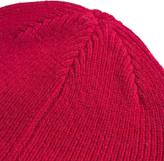 Beanie Männer Beanie Gestrickt in Rot Farbe