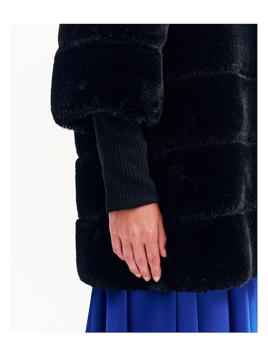 Women's Short Fur Black