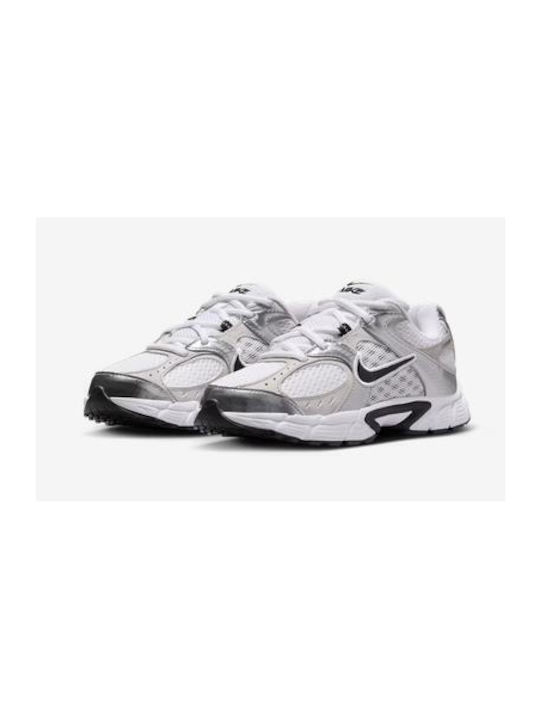 V5 Rnr Kids Sports Shoes Running with Laces White / Beige / Silver