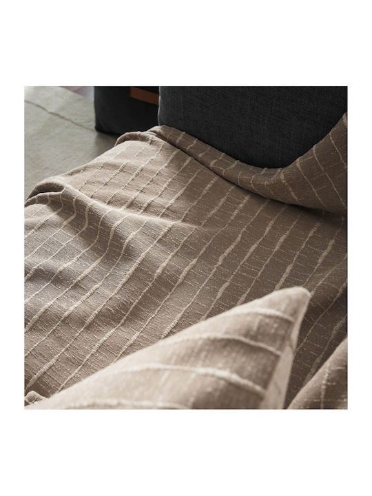 Gofis Home Beige Sofa Throw Jacquard 180x250cm