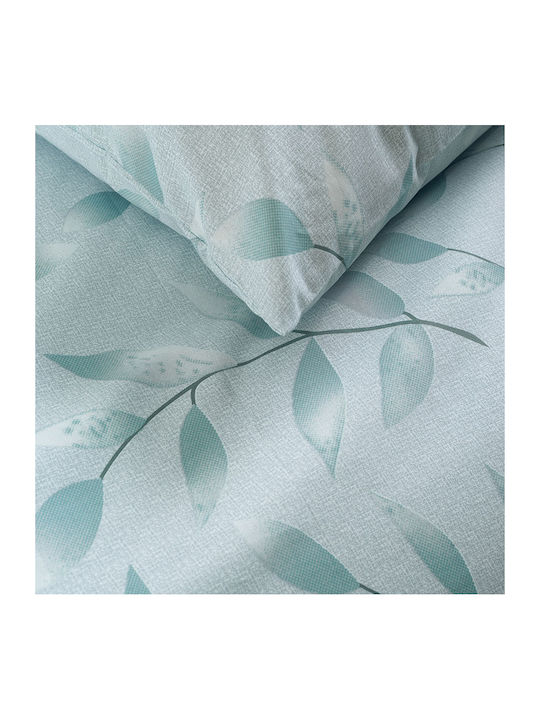 Rythmos Duvet Cover Set Single with Pillowcase 160x250 Demetra Mint