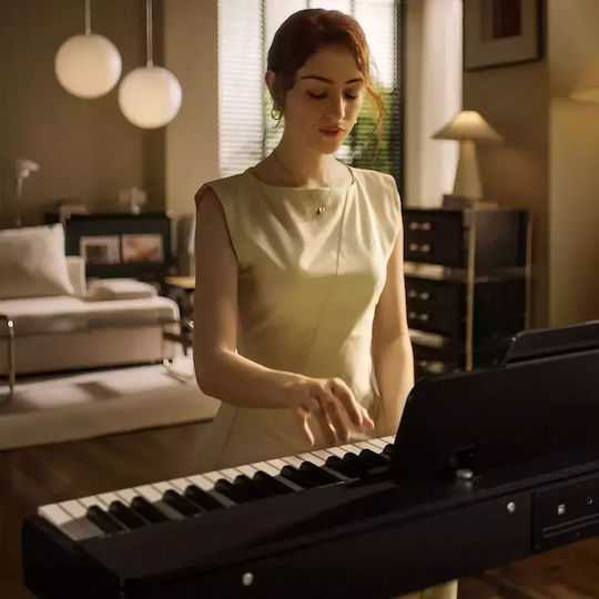 Donner Electric Stage Piano S-100B Set with 88 Weighted Keys and Connection with Headphones