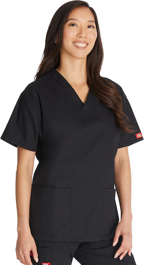 Dickies Signature Γυναικεία Ιατρική Μπλούζα Μαύρη