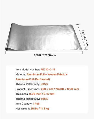 Vevor Material for Thermal Insulation LBPEBZBRFSFSJ19JC001V0