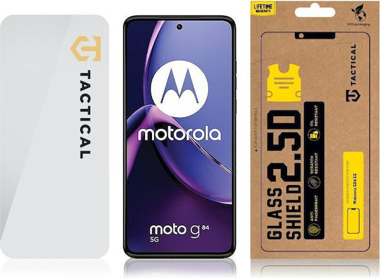 Tactical 2.5D 0.33mm Tempered Glass (Motorola G84 5G)