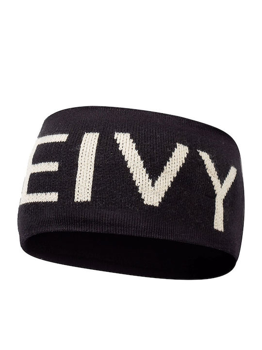 Unisex Headband Knitted in Black color