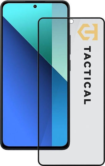 Tactical 5D Privacy Tempered Glass Μαύρο (Redmi Note 13 4G)