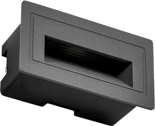 kelvo Stepart Wandmontierte Außenbeleuchtung LED IP65 3W mit Warmweißem Licht 10.5x4.5x6cm