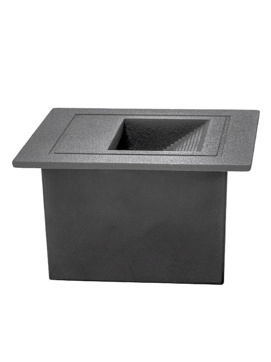 kelvo Stepart Wandmontiertes Außenbeleuchtung LED IP65 3W mit Warmweißem Licht 8,5x5x8,5cm