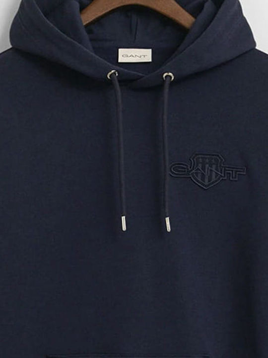 Sweatshirt with Hood Blue