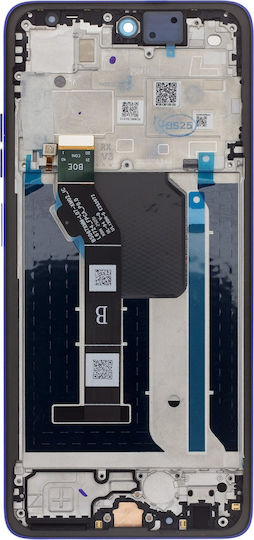 Motorola Οθόνη με Μηχανισμό Αφής και Πλαίσιο για Motorola G56 (Μπλε)