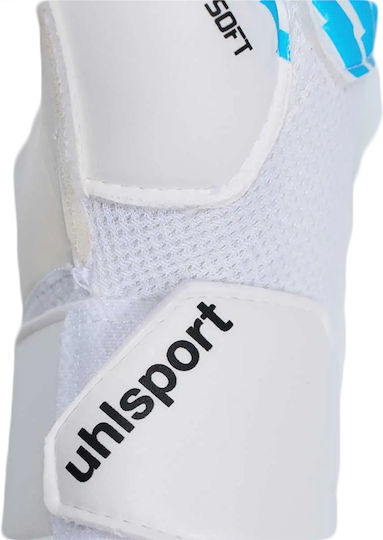 Uhlsport Soft Γάντια Τερματοφύλακα Παιδικά Λευκά
