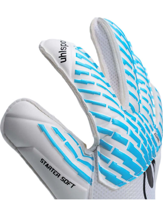 Uhlsport Soft Голмански ръкавици Детски Бели