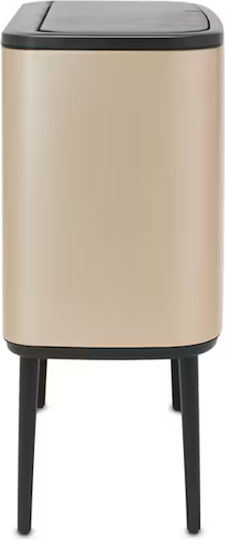 Brabantia Κάδος Απορριμμάτων από Ανοξείδωτο Ατσάλι Χρυσός 36lt